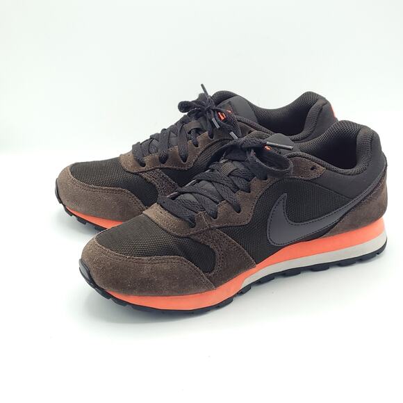 Nike MD runner brown orange 749869-228 running women's size 7 - Picture 4 of 9